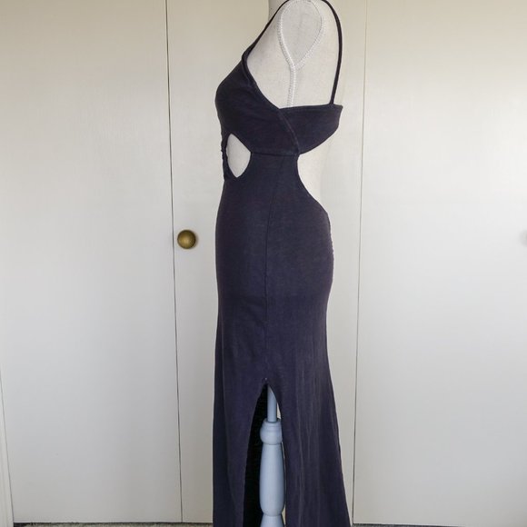 UO Black Hook & Eye Twist Cut-Out Maxi Dress 🖤 - Picture 5 of 7